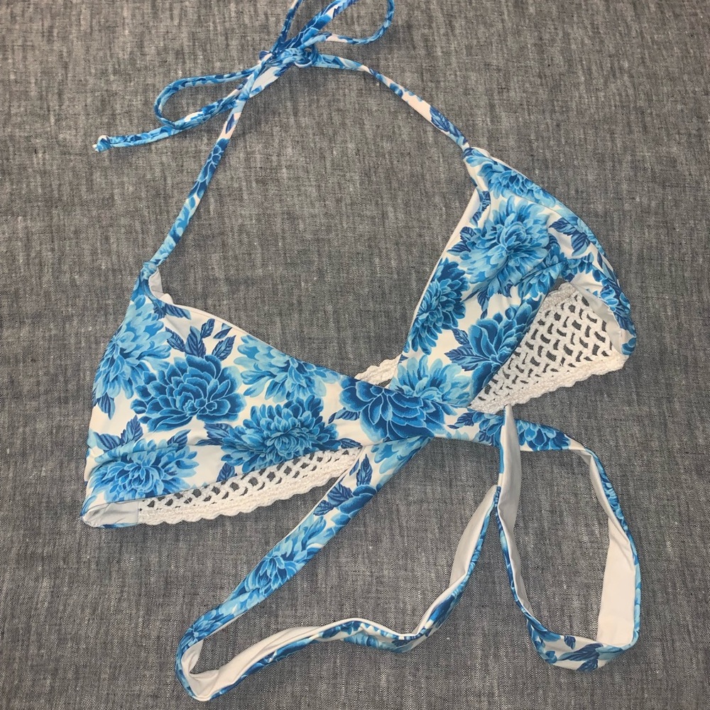 FRANKIES BIKINIS BLUE ORCHID BIKINI